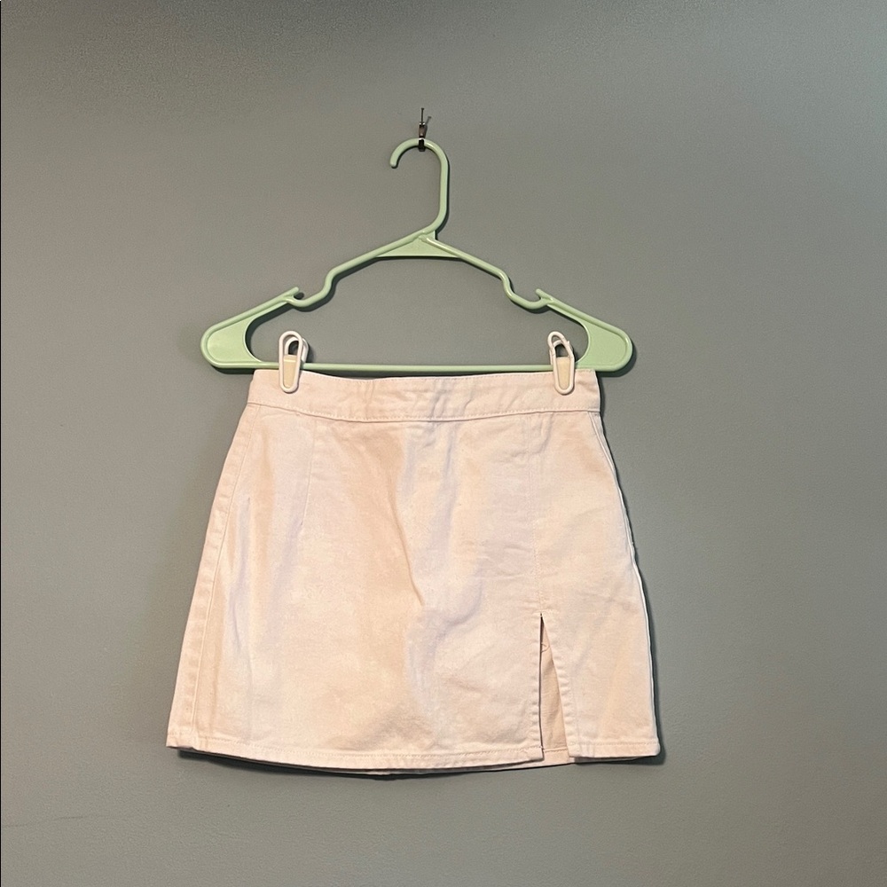 Lioness Cream Mini Skirt